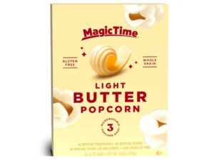 פופקורן להכנה במיקרוגל בטעם חמאה לייט- MAGIC TIME BUTTER