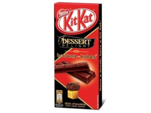 אצבעות שוקולד מריר בראוני - NESTLE KITKAT DESSERT DELIGHT BROWNIE KUBES