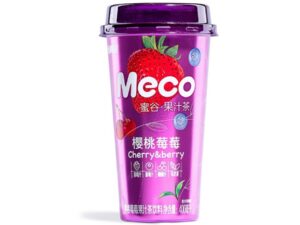 כוס תה קר בטעם דובדבן ותות - MECO CHERRY & BERRY