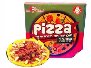מיקס גומי בקרטון פיצה ענקי 300 גרם