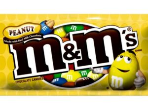 חטיף שוקולד באריזה אישית- M&M PEANUT