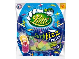 גלשני גומי חמוצים בטעמי פירות - Lutti Surfizz Fruits