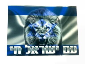 מגנט לרכב "עם ישראל חי 🦁"