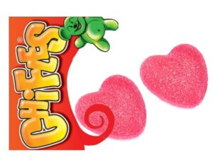 שקית 1 ק"ג- גומי לב ורוד מסוכר - CHIFLES