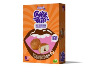 כדורי בצק עוגיות במילוי גלידת טירמיסו - ICENACK Cookie Bites Tiramisu