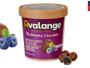 אוכמניות מצופות שוקולד חלב - Avalange Blueberries covered White & Milk chocolate