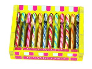 מארז 12 מקלות סבא בכל הצבעים - CANDY CANES