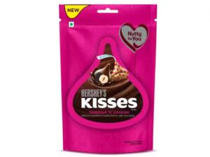נשיקות הרשי אגוזים ועוגיות בשקית ורודה - Hershey's Kisses HAZELNUTS & COOK