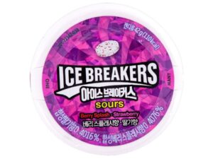 סוכריות חמוצות בטעם אוכמניות ותות- ICE BRAEKERS SOURS