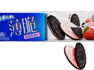 עוגיות דקות במילוי תות חמוץ מתוק  - Oreo Thin Strawberry