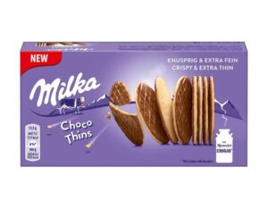 עוגיות דקות דקות מצופות שוקולד מילקה - MILKA CHOCO THINS
