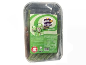 צינורות ממולאים בטעם תפוח חמוץ בקופסא - Minicco