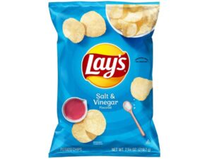 צ'יפס בטעם חומץ מלח באריזת ענק - LAY'S
