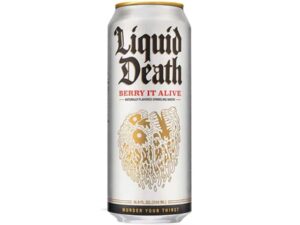 פחית מים פירות יער מבעבעים טבעי - Liquid Death Berry It Alive