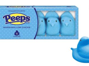 5 אפרוחי מרשמלו כחולים - PEEPS