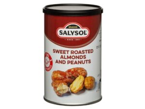 פחית תערובת שקדים ובוטנים מתוקים 150 גרם - SOLYSOL SWEET ROASTED