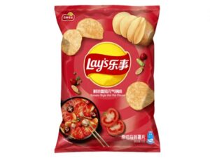 צ'יפס בטעם עגבניות חריפות- Lay's Potato Chips Tomato Style Hot Pot