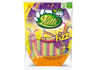 גומי שטוח חמוץ צבעוני - Lutti scoubifizz play