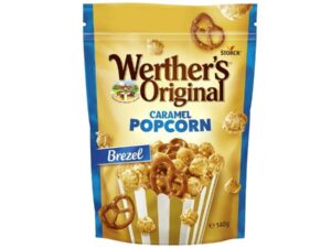 פופקורן ובייגלה קרמל - WERTHER'S ORIGINAL (כחול)