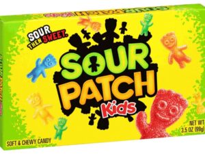 סוכריות גומי חמוצות בטעם פירות KIDS בקופסא   - SOUR PATCH