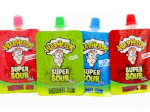 ג'ל חמוץ במגוון טעמים - Warheads Super Sour Squeeze Me Gel