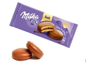 עוגיות מילקה מצופות קרם שוקולד - MILKA CHOC & CHOC