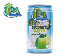 פחית מי קוקוס צעיר עם חתיכות פרי -Lipa Young Coconut Water