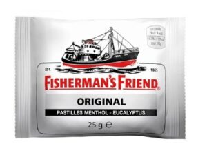 סוכריות מנטה אורגינל ללא סוכר -לבן FISHERMAN'S FRIEND ORIGINAL