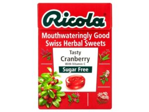 סוכריות צמחים ללא תוספת סוכר - חמוציות - RICOLA