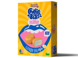 כדורי בצק עוגיות במילוי גלידת פאי לימון ICENACK Cookie Bites Lemon Pie