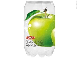 פחית מים מוגזים בטעם תפוח ירוק - OKF SPARKLING GREEN APPLE