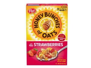 מיקס דגני בוקר גרנולה תות שדה - POST HONEY BUNCHES OF OAT STRAWBERRY