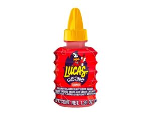 ממתק נוזלי חריף אש אדום - Lucas gusano chamoy liquid candy
