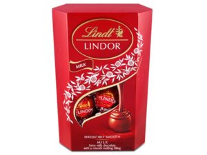 כדורי שוקולד חלב מלאים בקרם שוקולד שוויצרי  -LINDET LINDOR MILK
