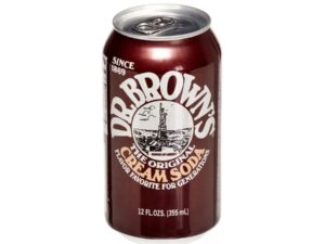 פחית משקה תוסס קרים אנד סודה - DR. BROWN CREAM & SODA