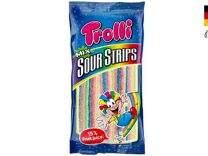 פסים חמוצים בטעמי פירות- TROLLI MIX SOUR STRIPS