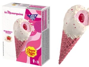 מאגדת 3 טילונים תות וניל - CONE CHUPA CHUPS