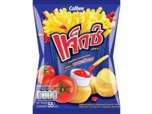 מקלוני צ'יפס עם מטבל קטשופ - CALBEE