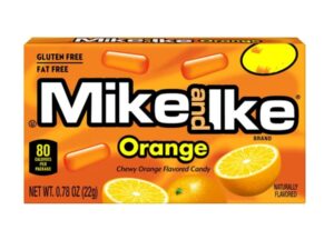סוכריות גומי בטעם תפוז בקופסא אישית קטנה - MIKE & IKE ORANGE