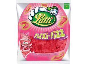שטיחוני גומי תות חמוץ - Lutti Flexi-Fizz Fraise