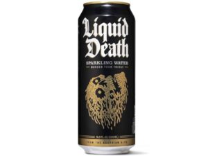 פחית מים מבעבעים טבעי - Liquid Death Sparkling Water