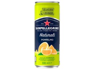 פחית משקה מוגז אשכולית - סודה - SAN PELLEGRINO  Pompelmo