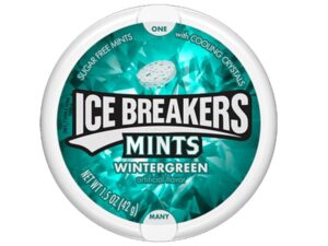 סוכריות בטעם מנטה ירוקה - ICE BREAKERS - WINTERGREEN