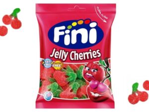 סוכריות דובדבן מסוכר  - FINI JELLY CHERRIES