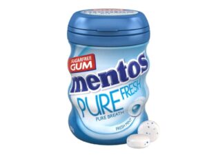 מסטיק מנטוס מרענן בטעם מנטה מרעננת ללא סוכר- MENTOS PURE FRESH