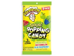 סוכריות קופצות בכל הטעמים - Warheads Popping Candy 3 flavor
