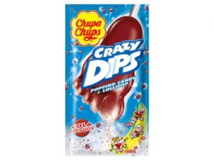 סוכריה על מקל בטעם קולה בצורת רגל עם דיפ - CHUPA CHUPS CRAZY DIP