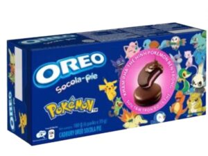 OREO SOCOLA - PIE - מהדורה מיוחדת עוגיות "פאי" פוקימון בטעם שוקולד ומרשמלו תות