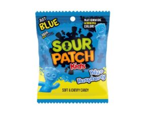 סוכריות גומי חמוצות בטעם פטל כחול KIDS בשקית  - Sour Patch Kids Blue raspberry